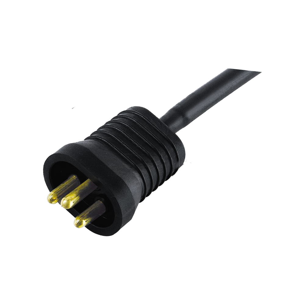 Cable de alimentación certificado por UL con enchufe ovalado de tres clavijas de tres núcleos estándar de EE. UU. FT-4