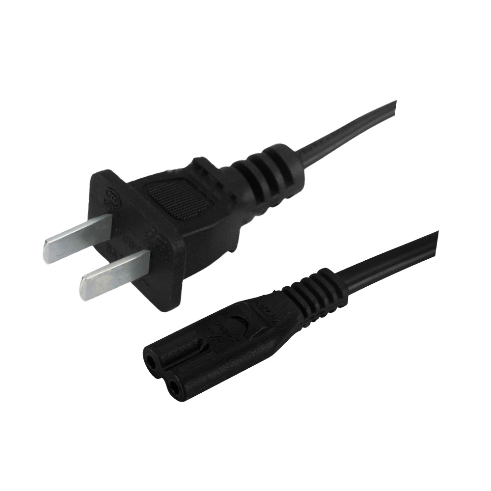 PBB-6 ~ ST2 Cable de alimentación con certificado ccc de dos núcleos de China con conector octogonal c7