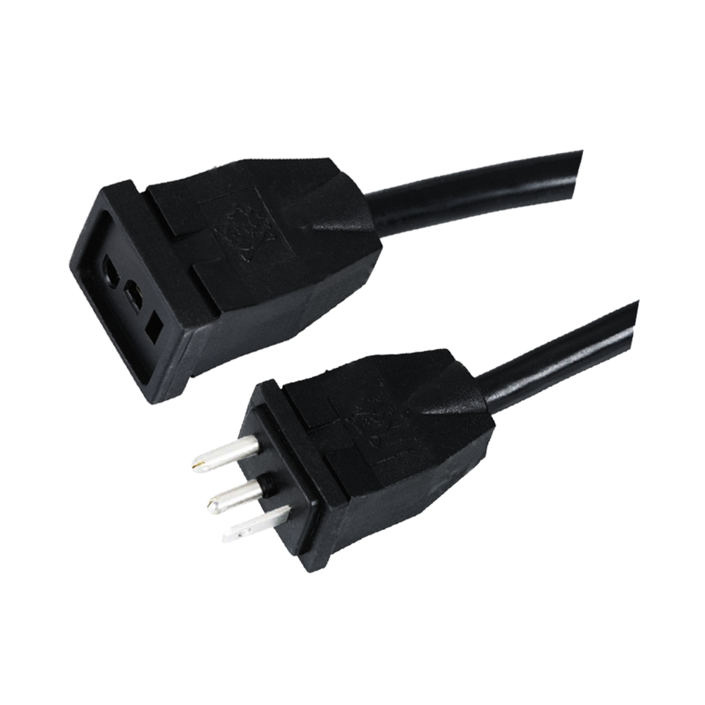 FT-5 ~ FT-5Z US estándar de tres núcleos para interiores y exteriores cable de extensión universal serie de enchufes de sol cable de alimentación certificado por UL